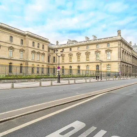 Apartmán Louvre Terrasse Duplex - Menage Pro, Clim, Wifi Paříž
