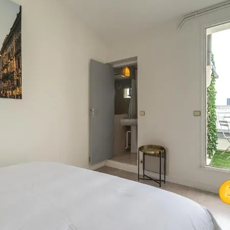 Louvre Terrasse Duplex - Menage Pro, Clim, Wifi *